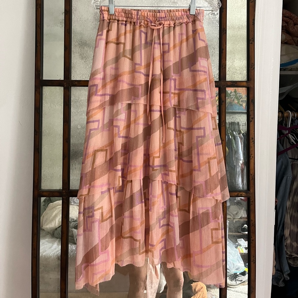 Coach asymmetric skirt